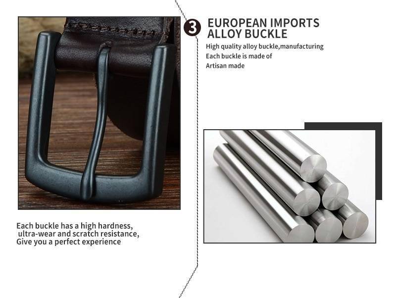 COWATHER 100% cowhide genuine leather belts for men vintage 2019 new design male strap ceinture homme 110-130cm MEN belt