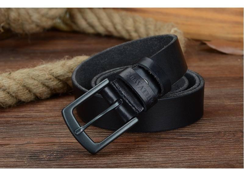 COWATHER 100% cowhide genuine leather belts for men vintage 2019 new design male strap ceinture homme 110-130cm MEN belt