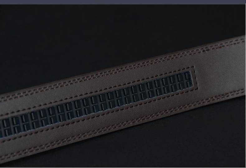 COWATHER 2019 Genuine Leather belts for men High quality brown black color metal automatic buckle Strap male Jeans cowboy CZ045