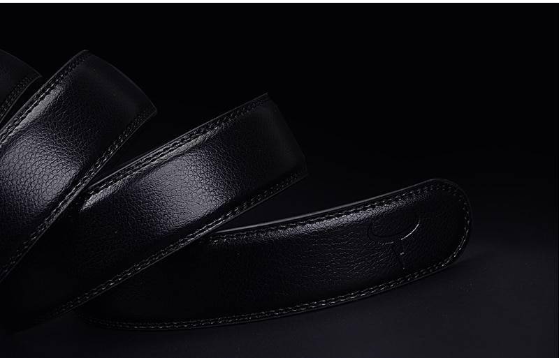 COWATHER Good mens belt luxury high quality cow genuine leather belts for men automatic buckle fashion waist male free shipping