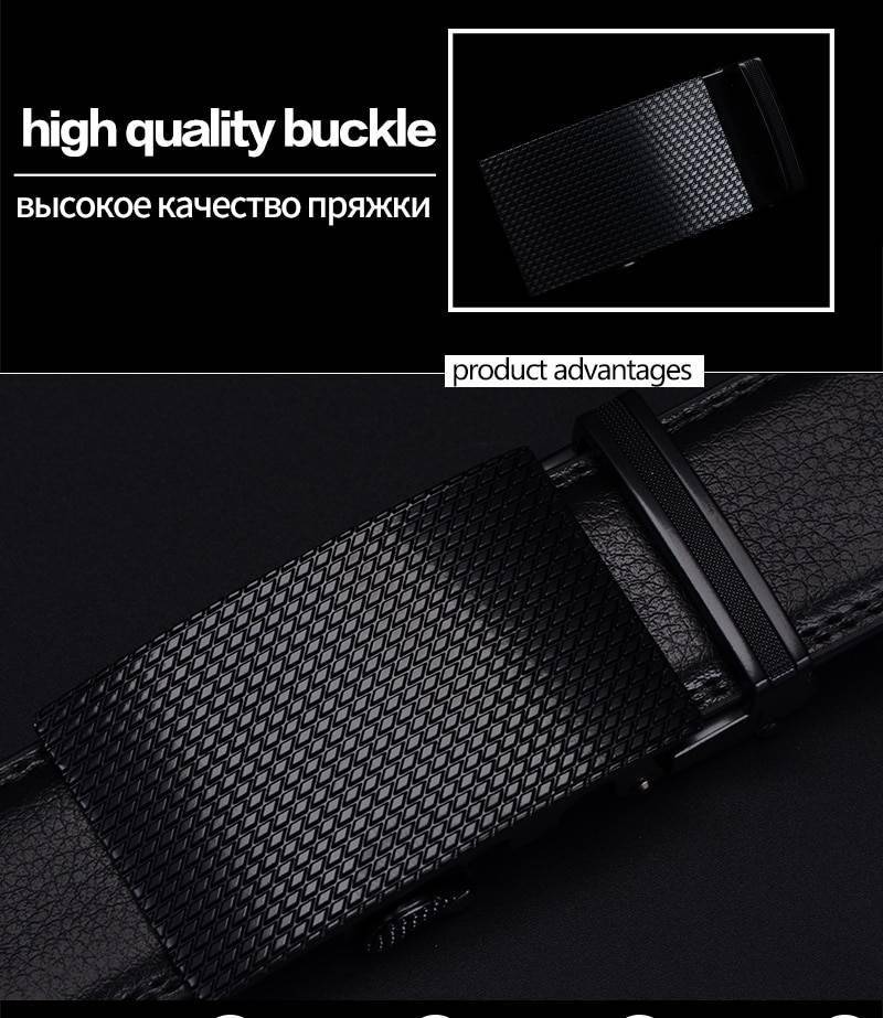 COWATHER Good mens belt luxury high quality cow genuine leather belts for men automatic buckle fashion waist male free shipping
