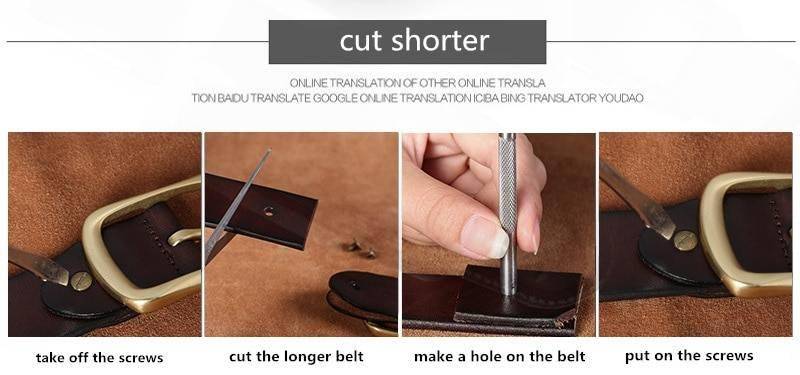 COWATHER top cow genuine leather men belts 2019 newest arrival three color hot design jeans belt for male original brand