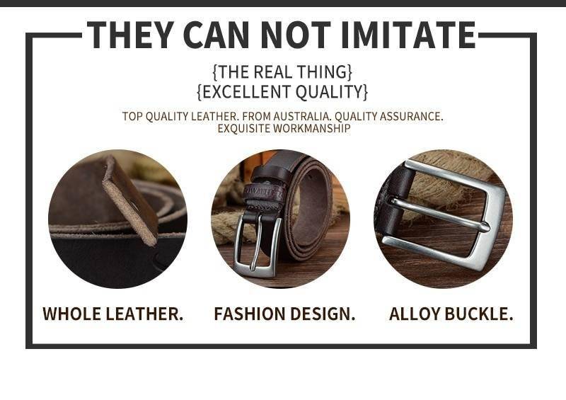 COWATHER top cow genuine leather men belts 2019 newest arrival three color hot design jeans belt for male original brand