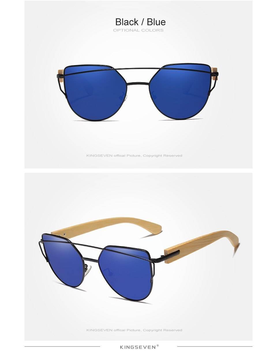 KINGSEVEN Handmade Wood Sunglasses Men Bamboo Sunglass UV400 Women Brand Design Original Wood Glasses Oculos de sol masculino KINGSEVEN Handmade Wood Sunglasses Men Bamboo Sunglass UV400 Women Brand Design Original Wood Glasses Oculos de sol masculino