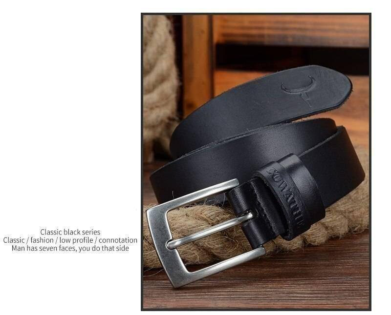 COWATHER top cow genuine leather men belts 2019 newest arrival three color hot design jeans belt for male original brand