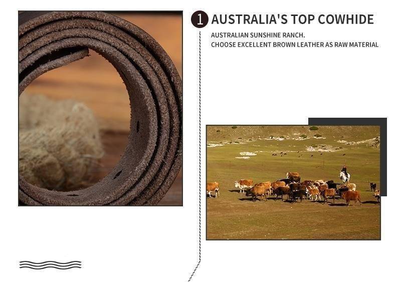 COWATHER 100% cowhide genuine leather belts for men vintage 2019 new design male strap ceinture homme 110-130cm MEN belt
